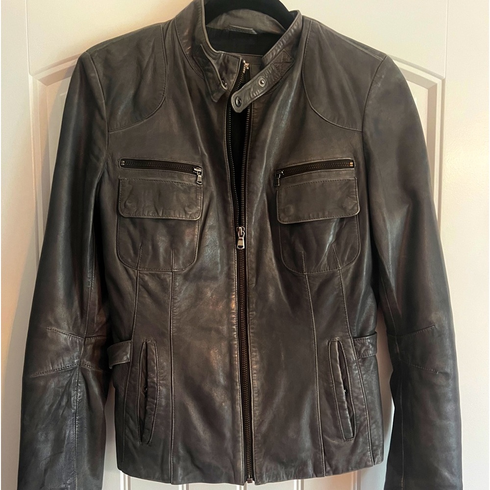 Leather jacket